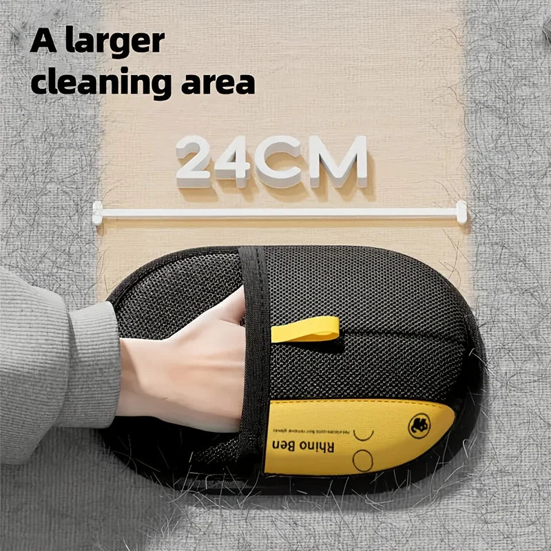 Gant Anti-Poils Chat Chien - Brosse Ramasse-Poils Animaux pour Canapé Tapis Vêtements et Toilettage