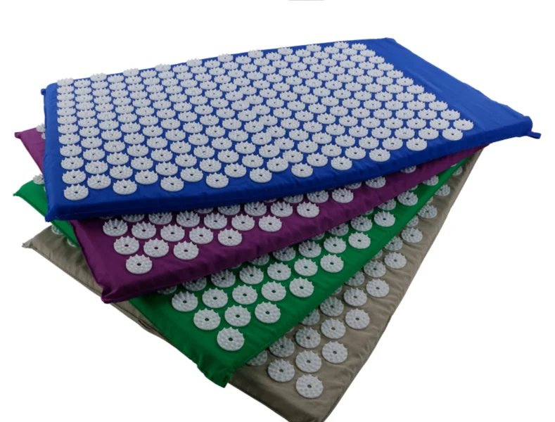 Tapis d'acupression avec coussin, détente du dos et de la nuque