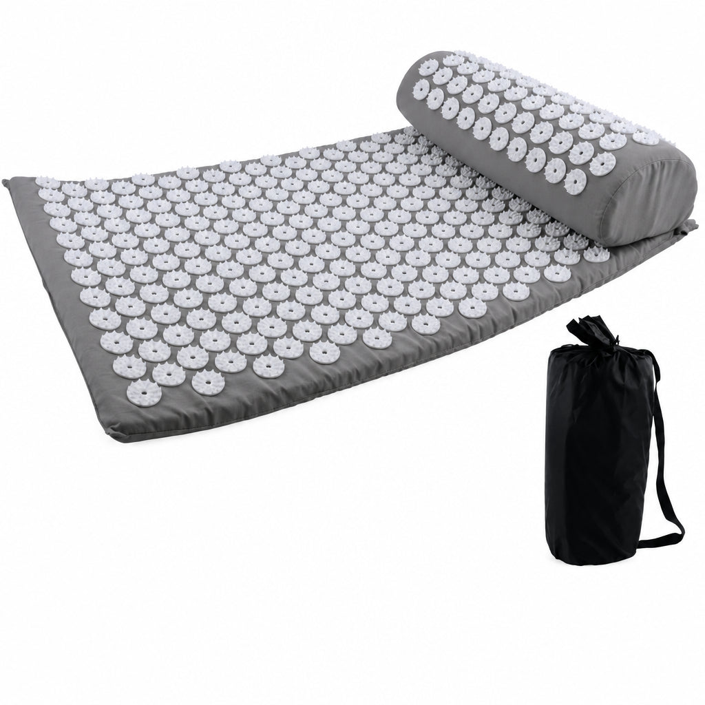 Tapis d'acupression avec coussin, détente du dos et de la nuque