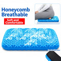 Coussin de siège en gel nid d'abeille pour bureau et voiture