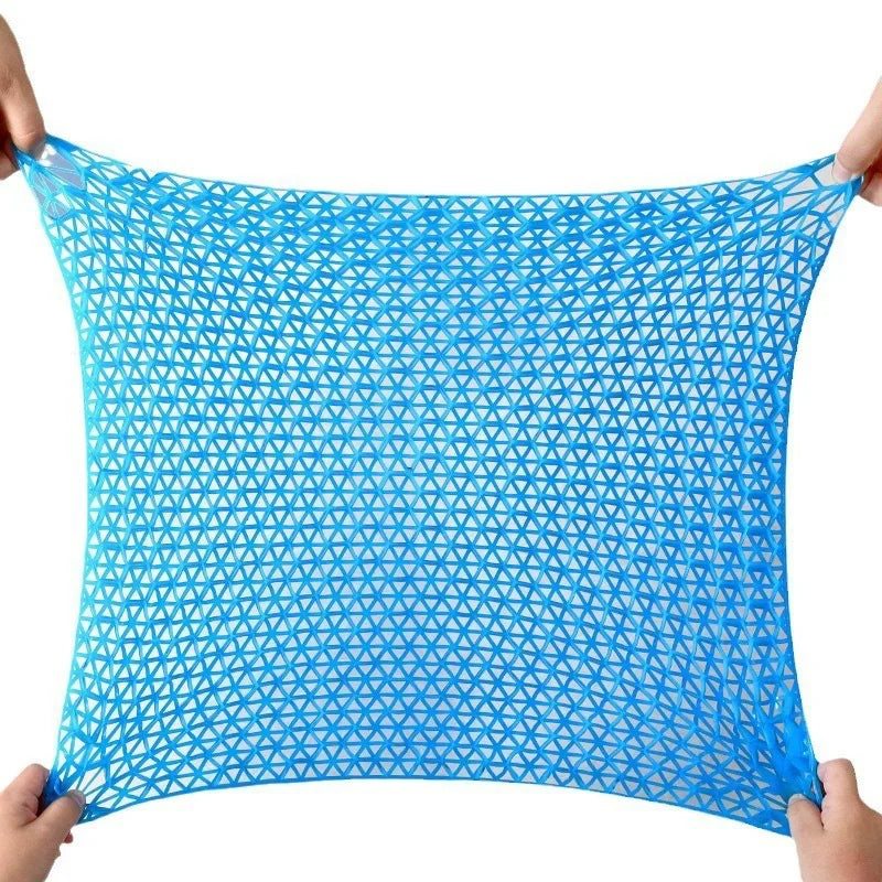 Coussin de siège en gel nid d'abeille pour bureau et voiture